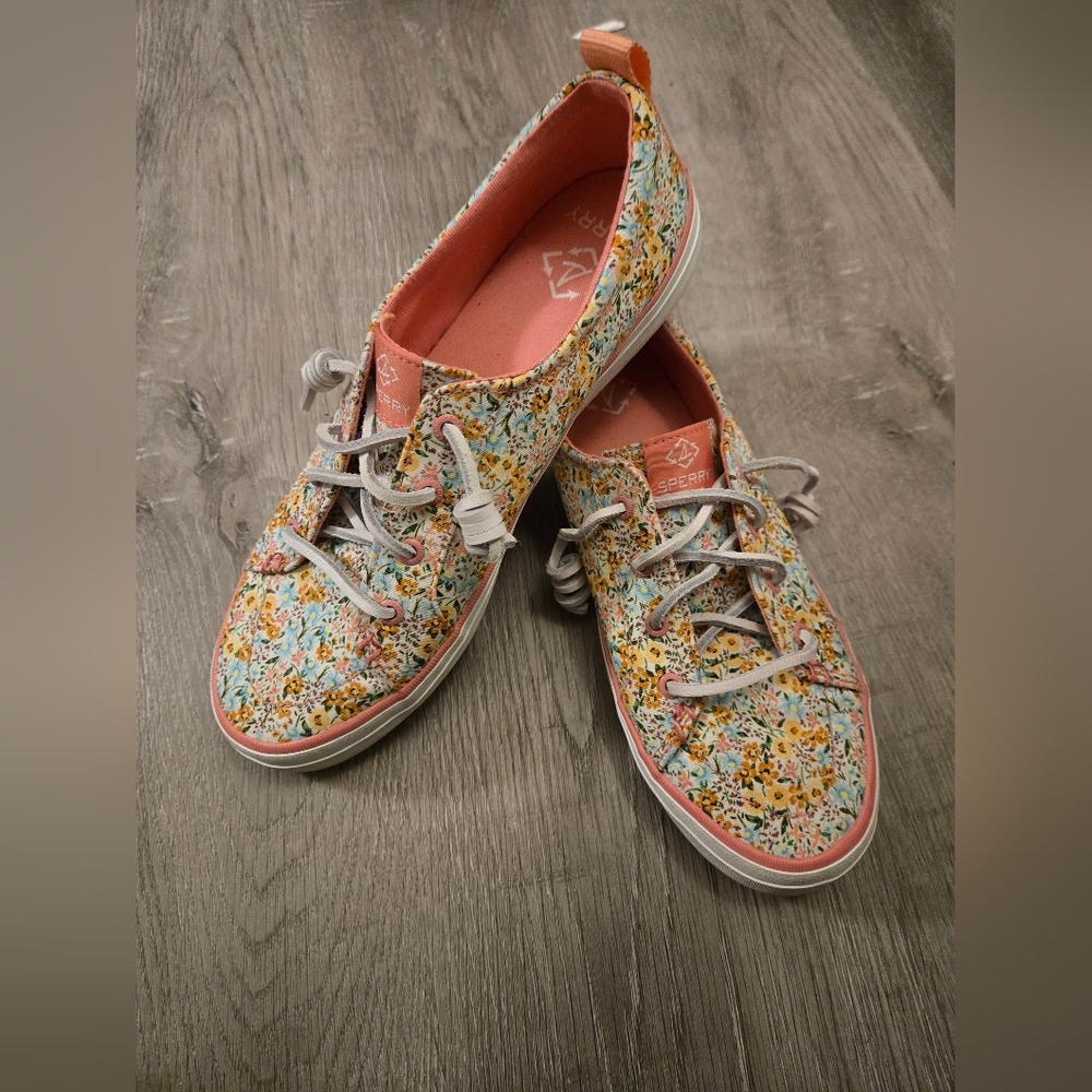 Sperry Women's Floral Canvas Sneakers - Multicolor